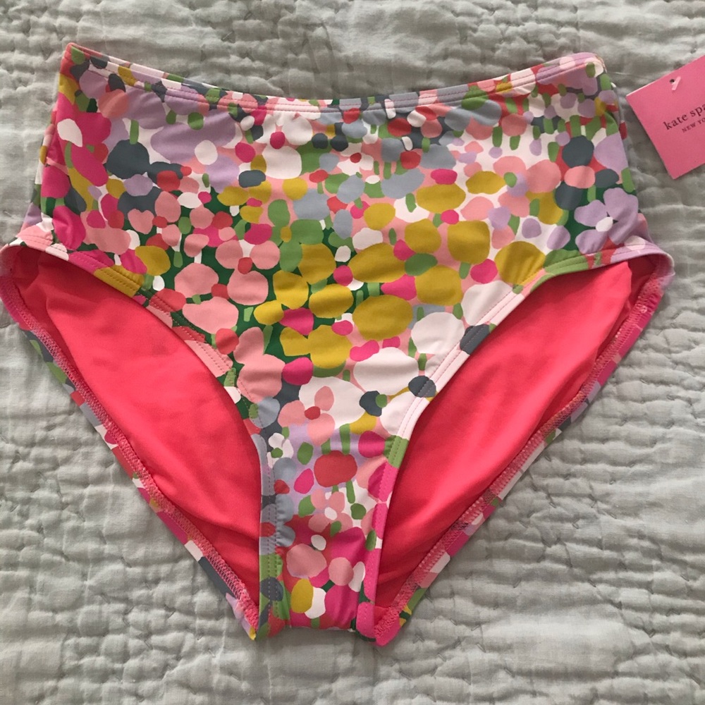 Kate Spade high waisted swim bottom